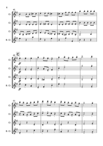 1. Basse-Danse, Capriol Suite - Warlock (for Clarinet Quartet) image number null