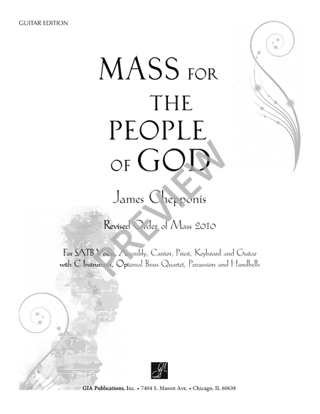 Mass for the People of God - Guitar edition
