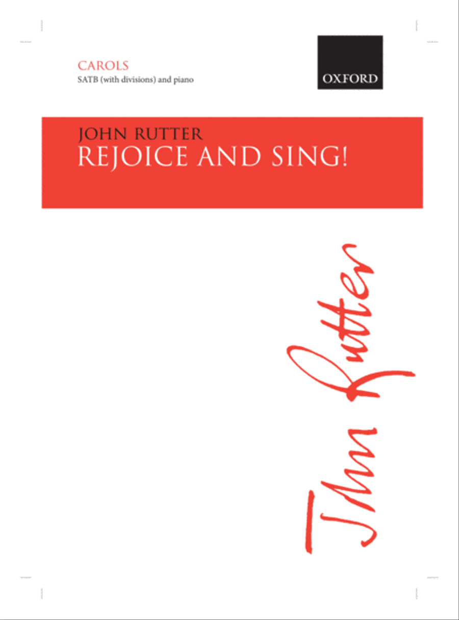 Rejoice and sing!