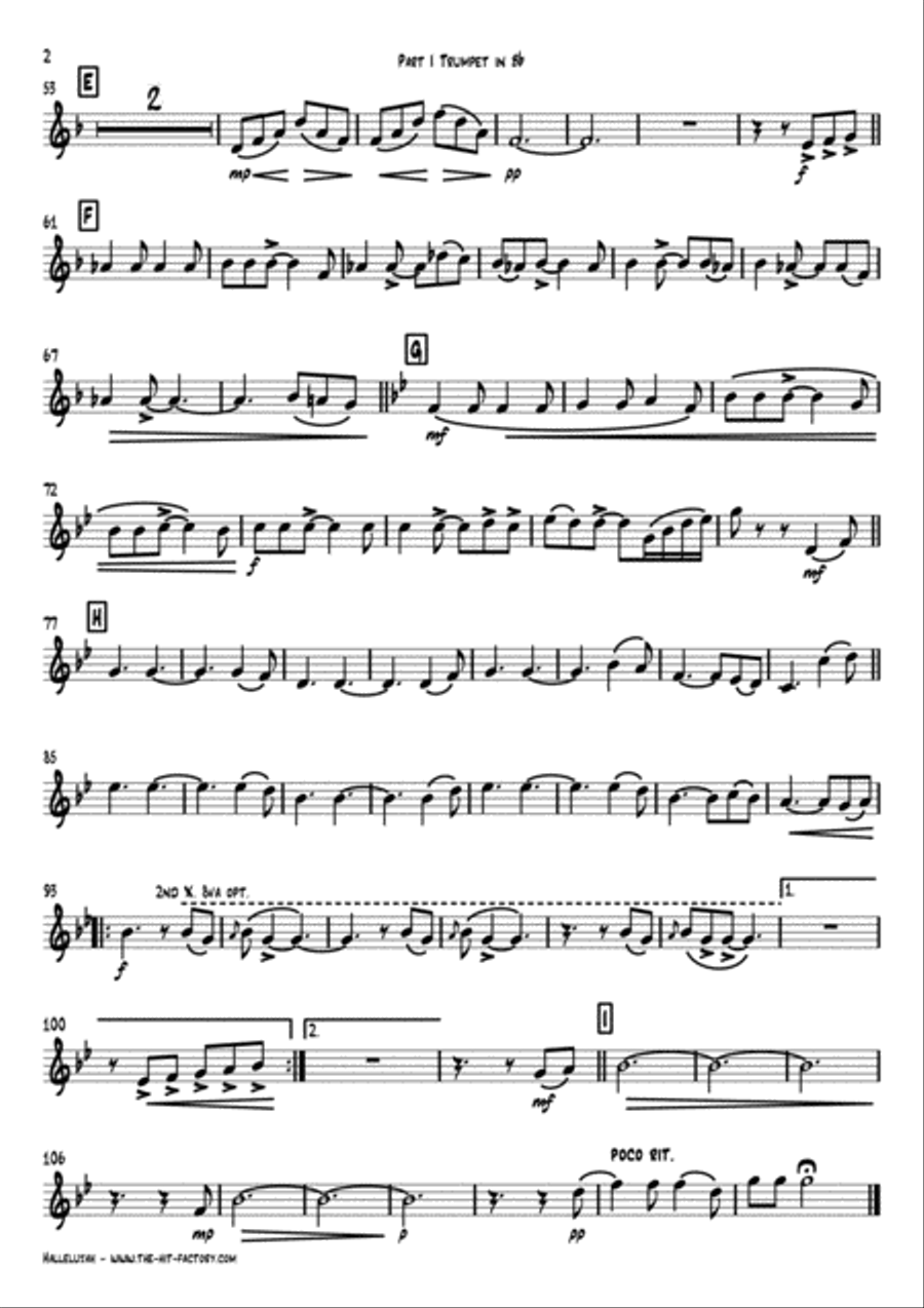Hallelujah Horn scores gallery preview page 6