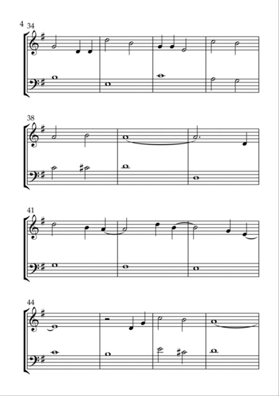 Can You Feel The Love Tonight Woodwind Duet scores gallery preview page 4