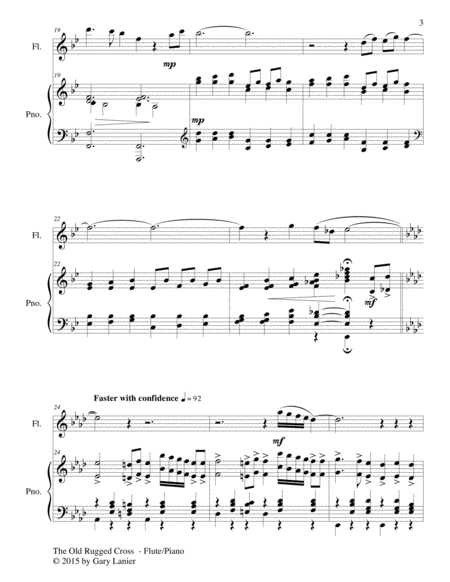 INSPIRATIONAL HYMNS Set 1 & 2 (Duets - Flute and Piano with Parts) image number null