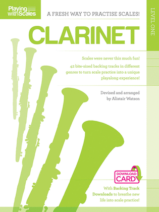 Book cover for Playing with Scales: Clarinet