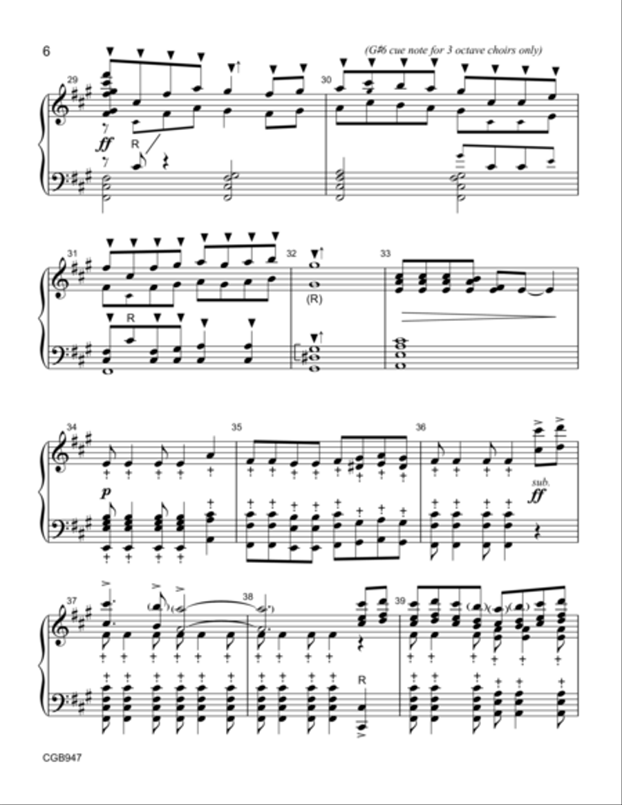 Spirit Dance Handbell Score Handbell Choir scores gallery preview page 5