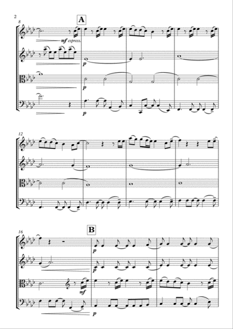 Love Me Like You Do Love Me Like You Do String Quartet scores gallery preview page 2