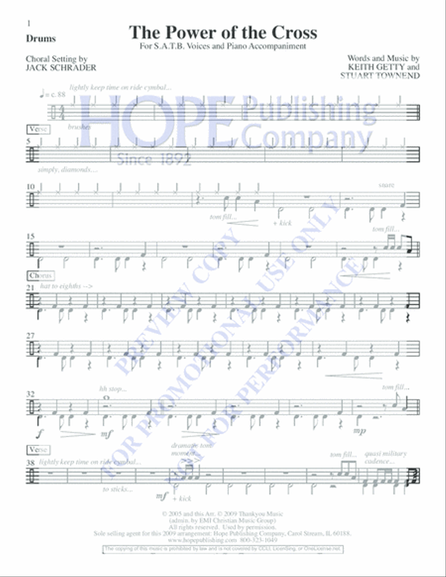 The Power of the Cross Choir scores gallery preview page 14