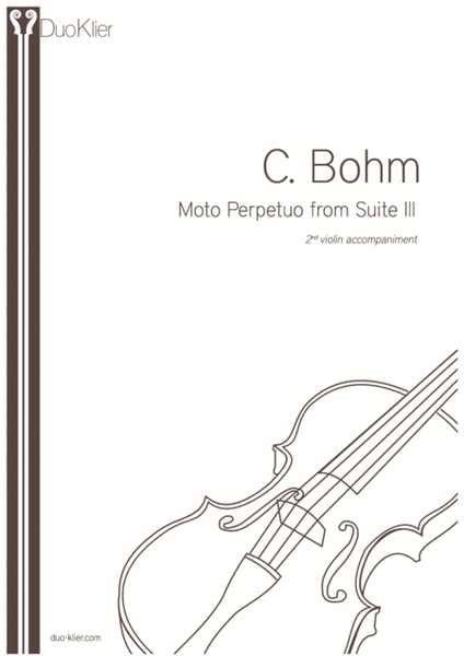 Violin Moto Perpetuo Collection, 2nd violin accompaniments