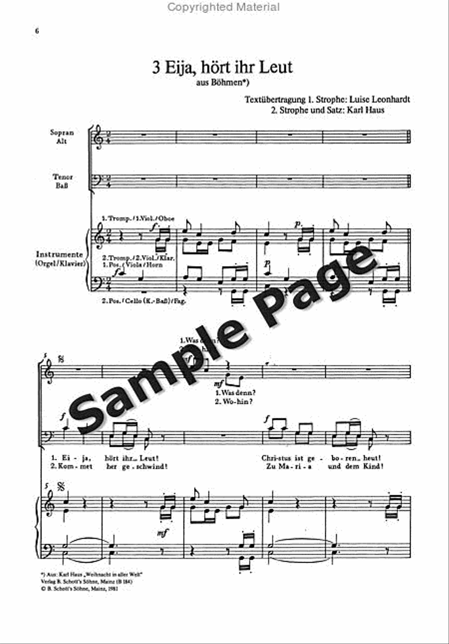 Mit Freudigem Schall Score 4-Part scores gallery preview page 7