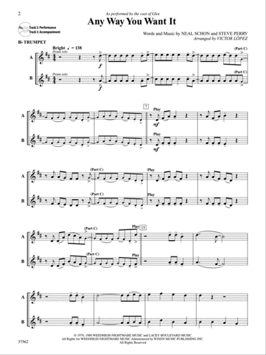 U.Play.Plus More Pops -- Melody Plus Harmony Trumpet Solo scores gallery preview page 3