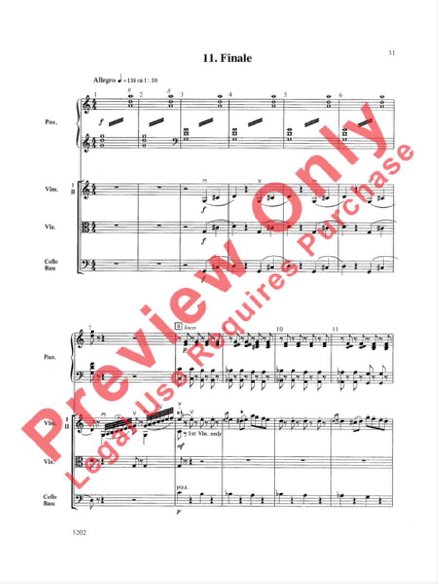 Carnival of the Animals Carnival of the Animals String Orchestra scores gallery preview page 32