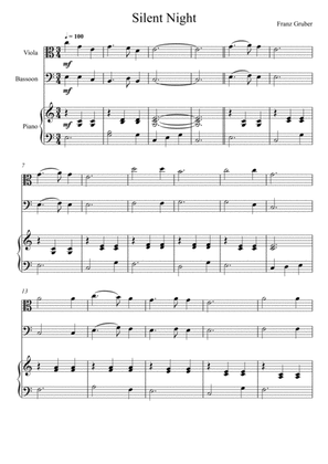 Franz Gruber - Silent Night (Viola and Bassoon Duet)