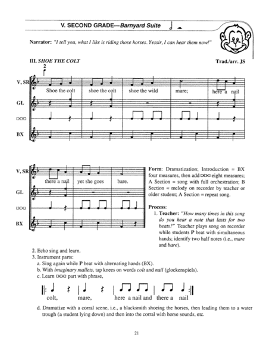 Monkey Business Monkey Business Unison Choir scores gallery preview page 7
