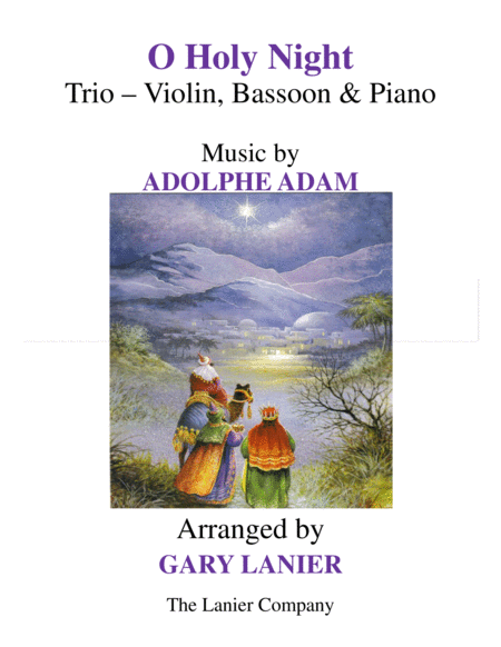 O HOLY NIGHT (Trio – Violin, Bassoon and Piano with Parts) image number null