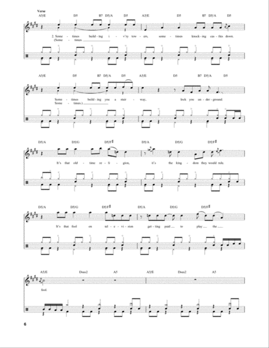 The Big Money The Big Money Drum Set scores gallery preview page 6
