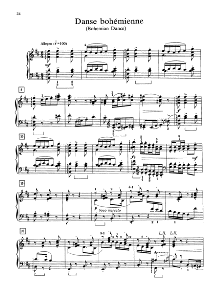 Dances of Debussy Dances of Debussy Piano Solo scores gallery preview page 12
