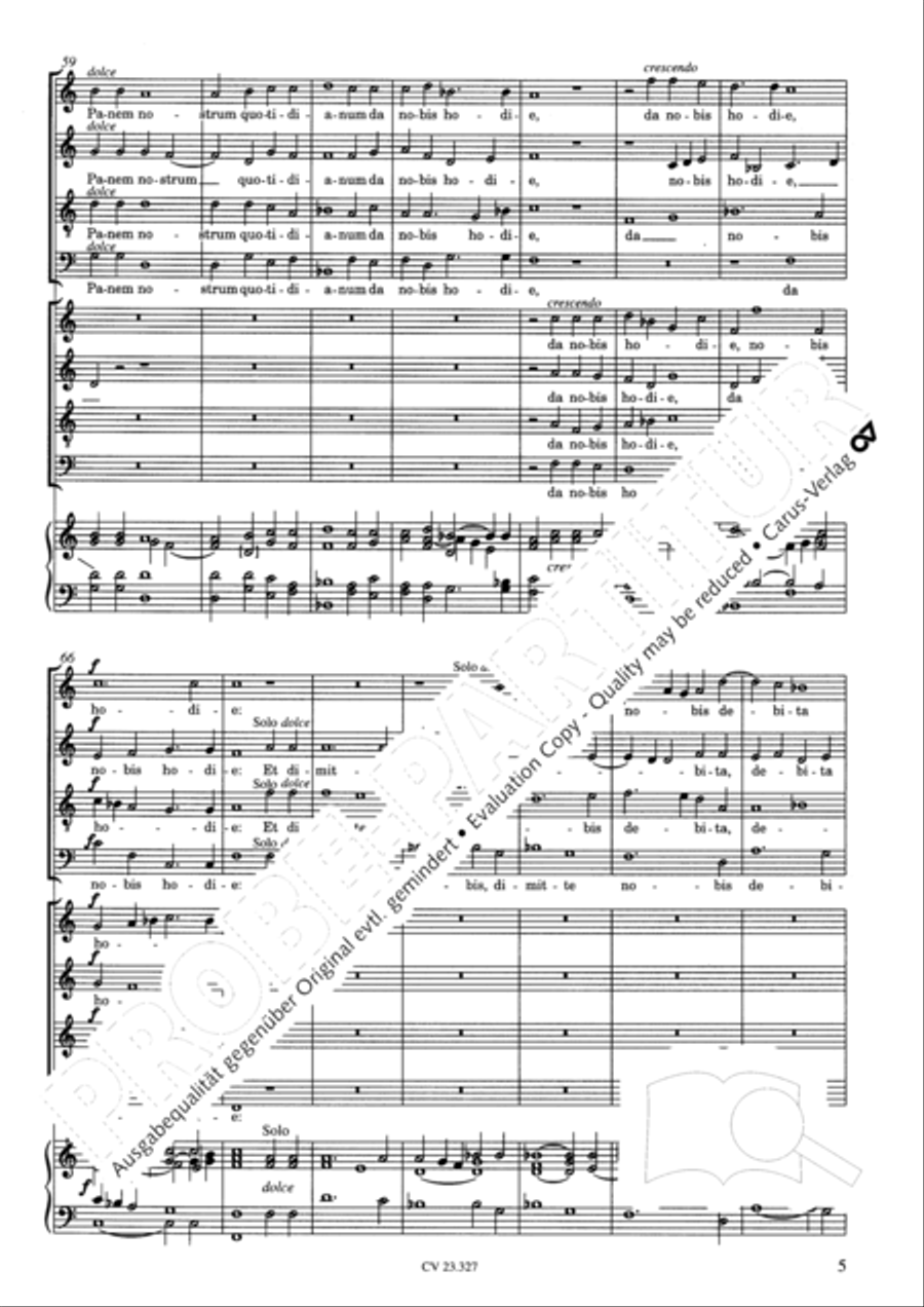 Pater noster 4-Part scores gallery preview page 6