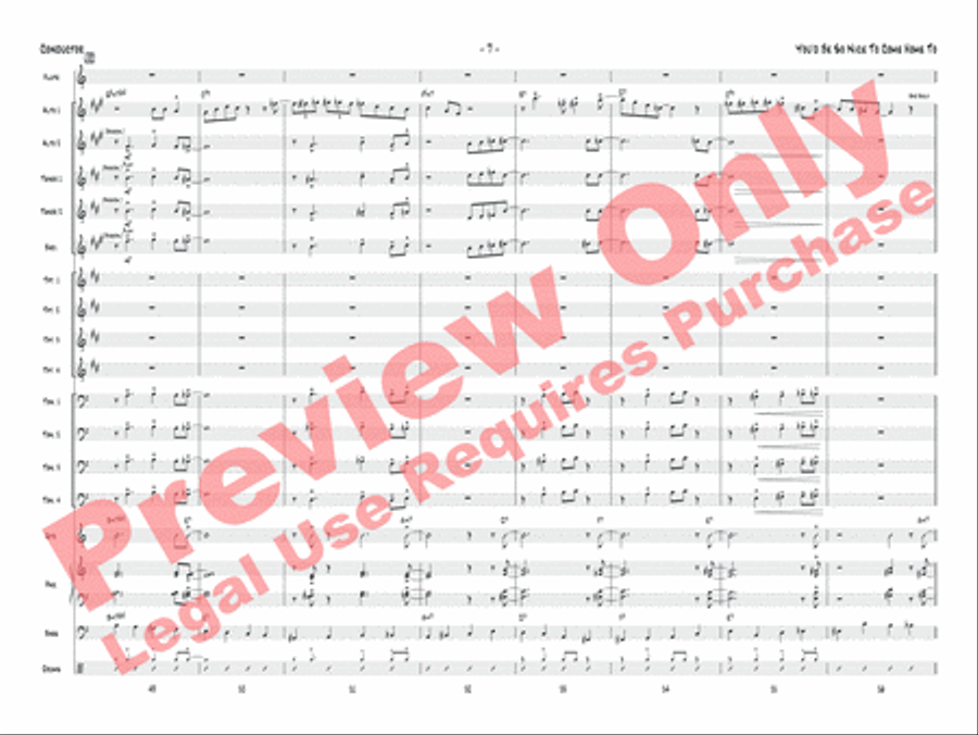 You'd Be So Nice to Come Home To Jazz Ensemble scores gallery preview page 28