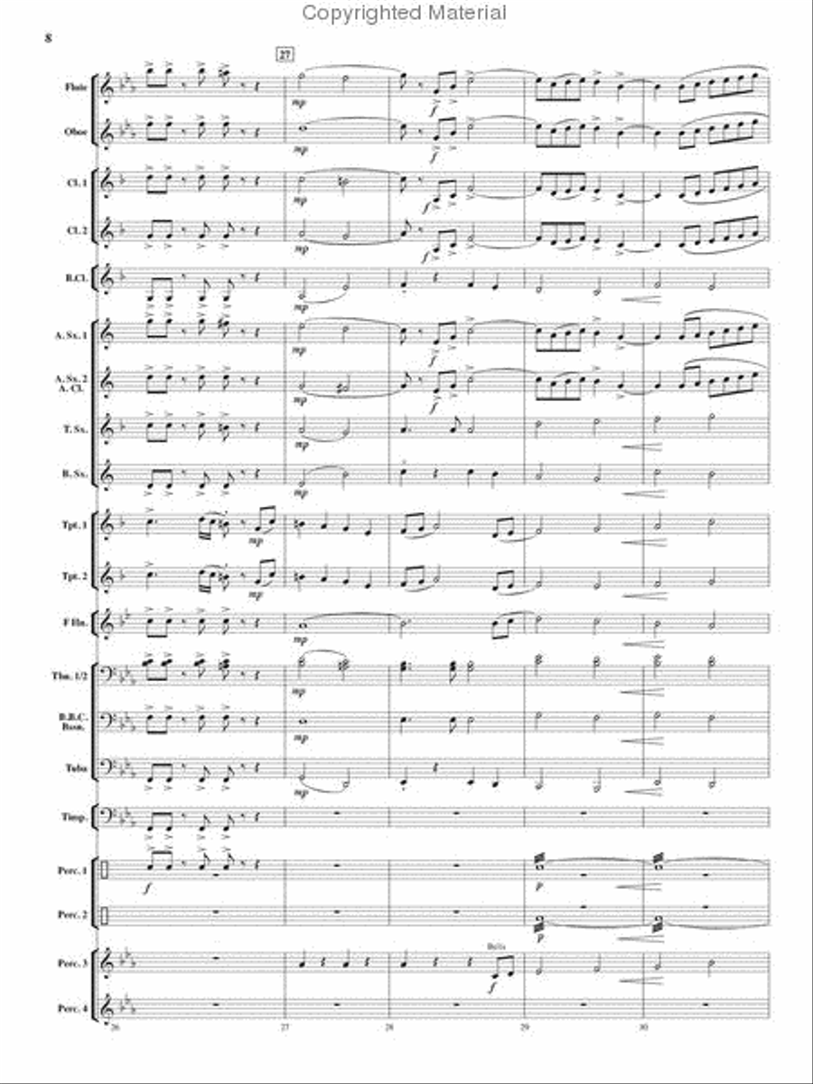 Tempest Rising Concert Band scores gallery preview page 7