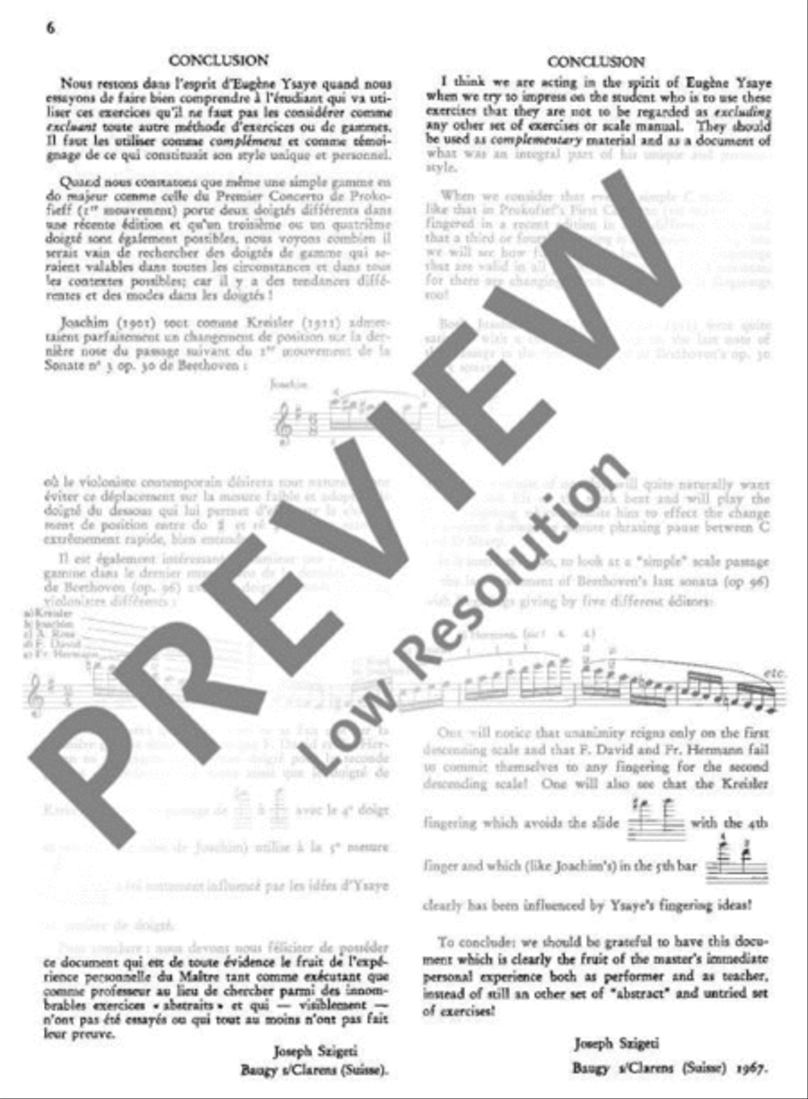 Exercises and Scales Violin scores gallery preview page 7