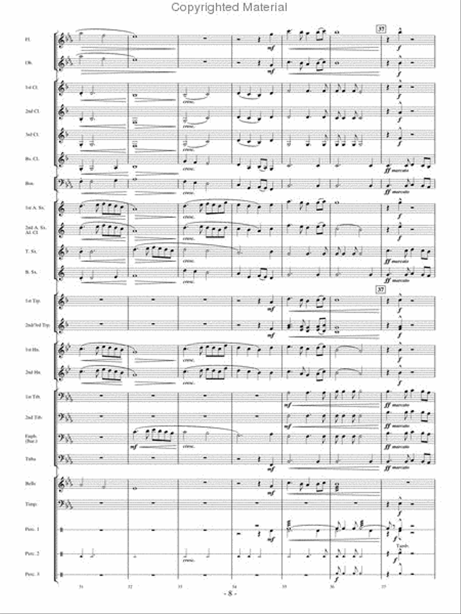 Spirit of the Pioneers Spirit of the Pioneers Concert Band scores gallery preview page 7