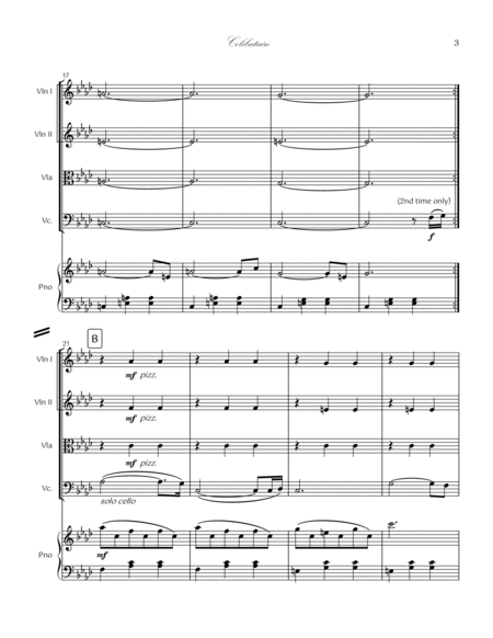 05. Celibataire Piano Quintet