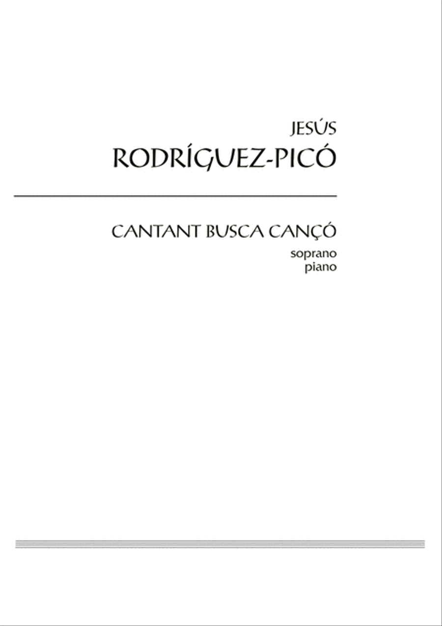 Cantant busca cançó Cantant busca cançó Soprano Voice scores gallery preview page 3