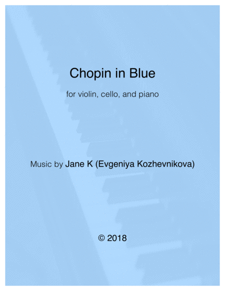 Chopin in Blue (Violin, Cello, Piano) image number null