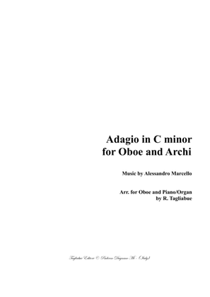 ADAGIO PER OBOE E ARCHI - A. Marcello - Arr. for Oboe and Piano/Organ