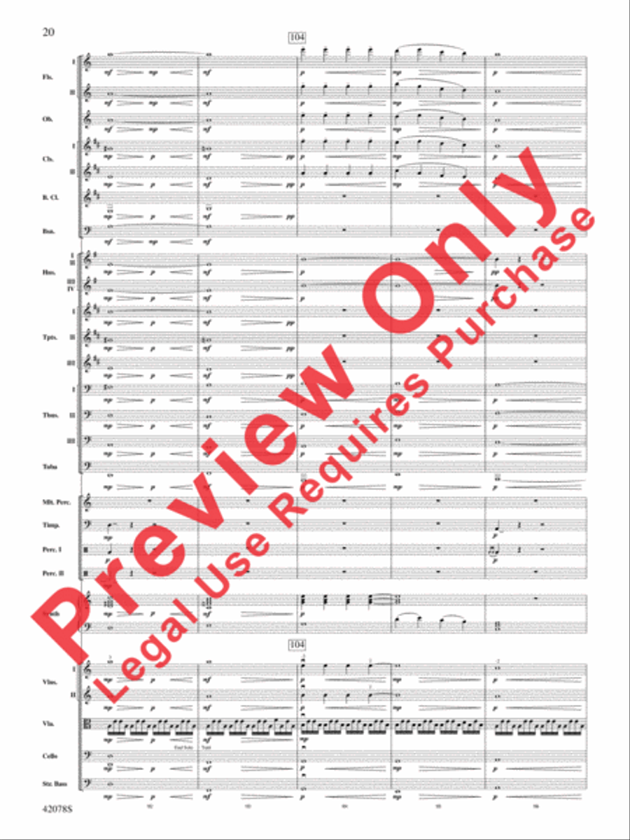 Man of Steel, Selections from Full Orchestra scores gallery preview page 21