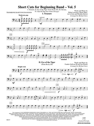 Short Cuts for Beginning Band -- Vol. 5: 1st Trombone
