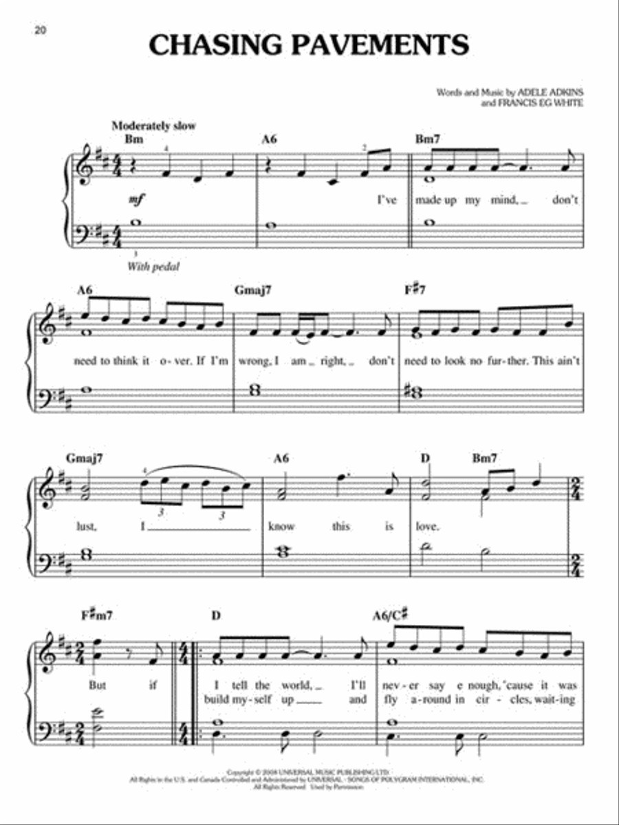 Adele - 19 Easy Piano scores gallery preview page 3