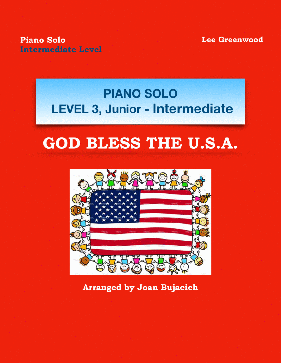 God Bless The U.s.a. Piano Solo scores gallery preview page 1