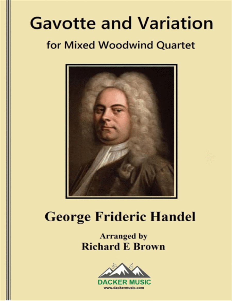 Gavotte and Variation - Woodwind Quartet Woodwind Quartet scores gallery preview page 1