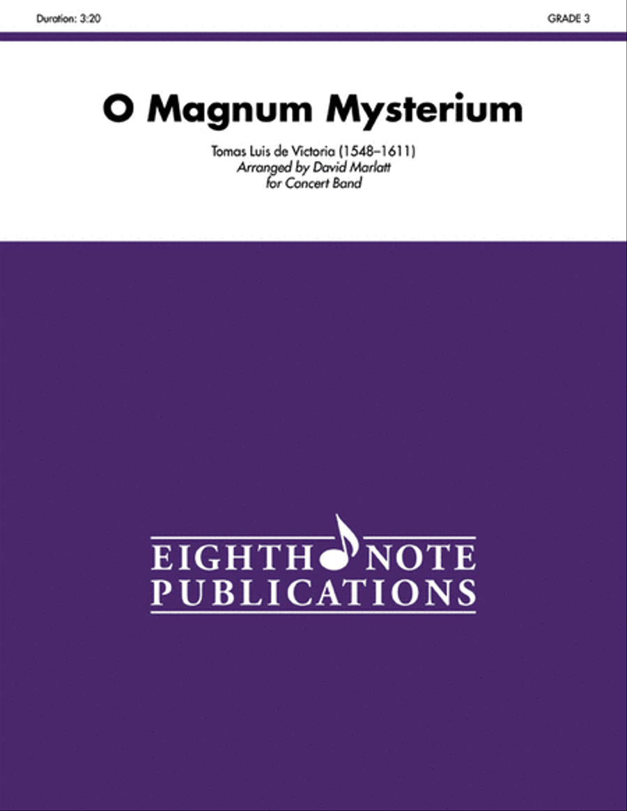 O Magnum Mysterium Concert Band scores gallery preview page 1