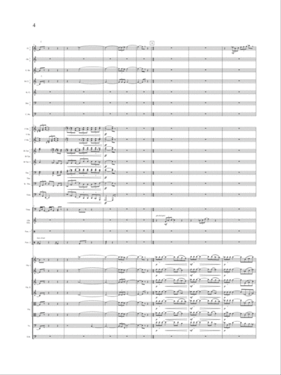 Introitus (An American Overture) Full Orchestra scores gallery preview page 3