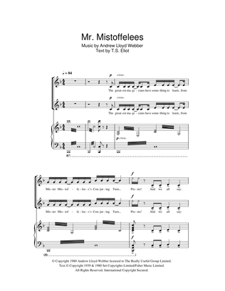 Book cover for Mr. Mistoffelees (from Cats)