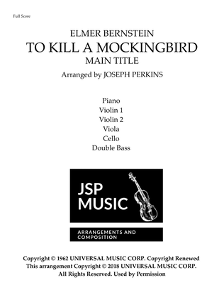 To Kill A Mockingbird - Main Title