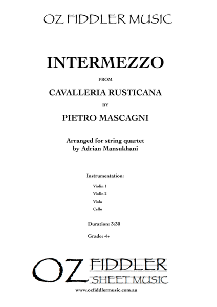 Intermezzo, from Cavalleria Rusticana, by Pietro Mascagni image number null