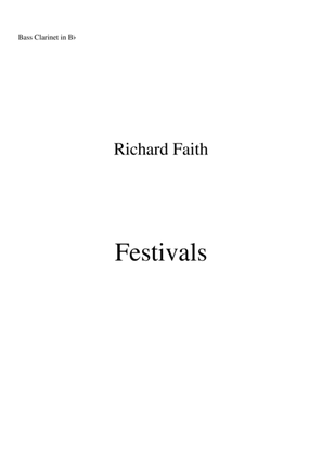 Richard Faith/László Veres : Festivals for concert band, bass clarinet part