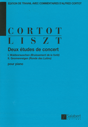 Book cover for Deux études de concert