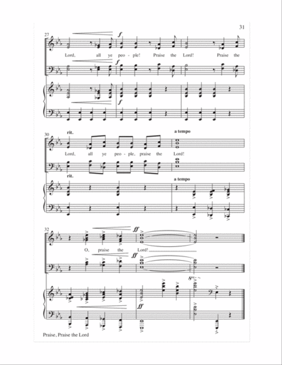 Worship Openers: Introits that Work!, Vol. 2 4-Part scores gallery preview page 33