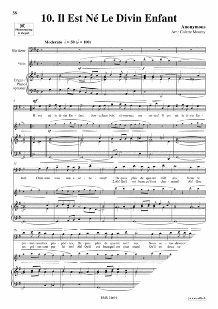 20 Greatest Christmas Songs Vol. 1 Baritone Voice scores gallery preview page 12