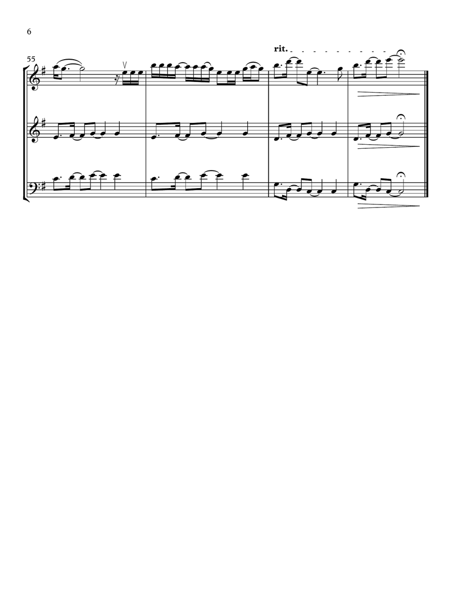 Ocean Eyes String Trio scores gallery preview page 6