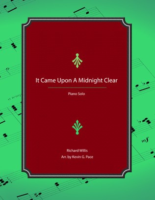 Book cover for It Came upon the Midnight Clear - Advanced Piano Solo