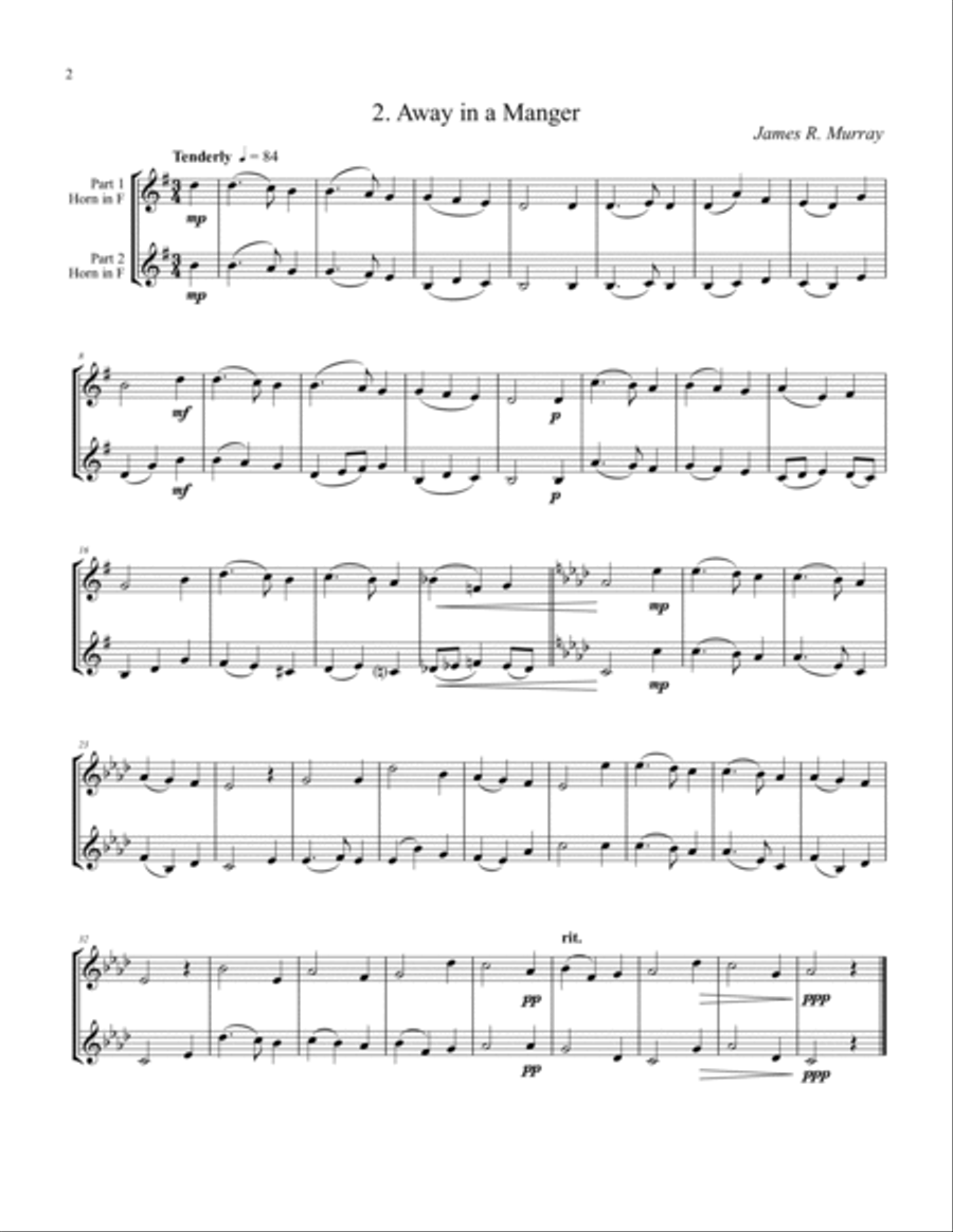 Christmas Duets Brass Duet scores gallery preview page 3
