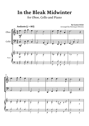 In the Bleak Midwinter (Oboe, Cello and Piano) - Beginner Level