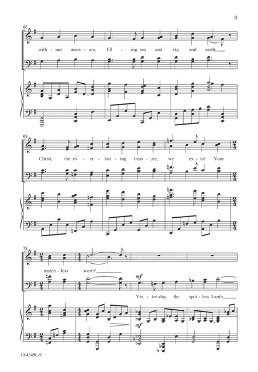 The Mystery of Years 4-Part scores gallery preview page 9