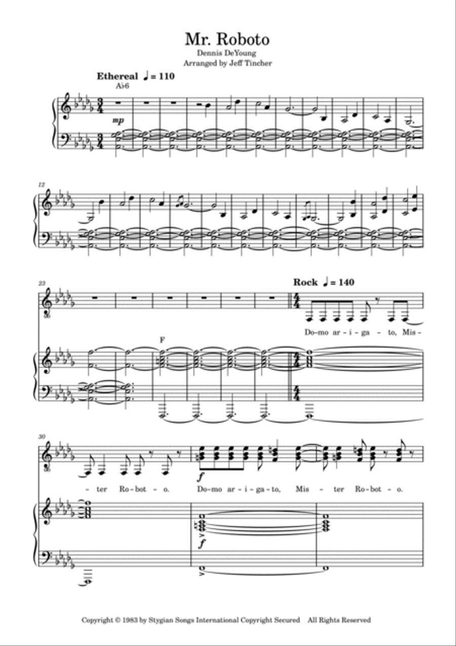 Mr. Roboto Small Ensemble scores gallery preview page 2