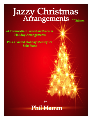 Book cover for Jazzy Christmas Arrangements-6th Edition