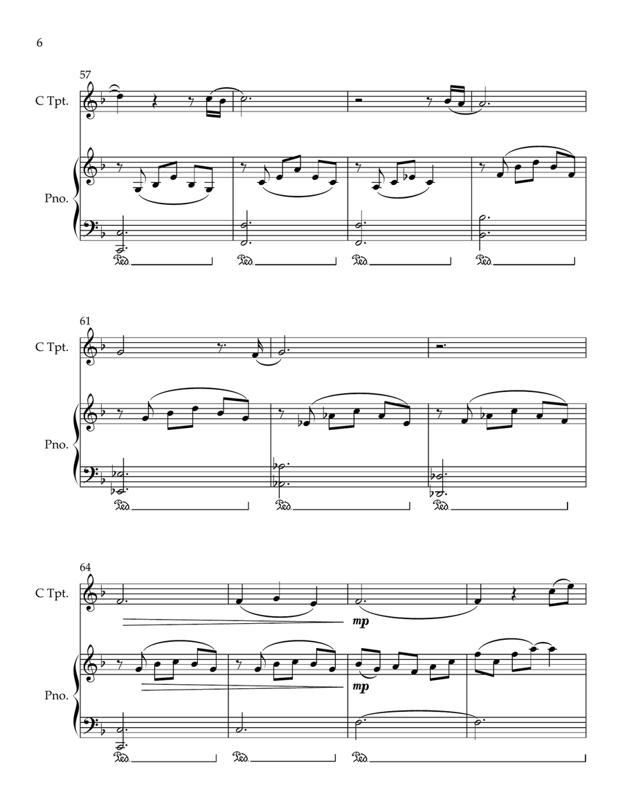 Cavatina Cavatina C Trumpet scores gallery preview page 6
